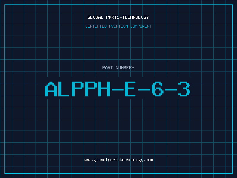 Aviation Part ALPPH-E-6-3