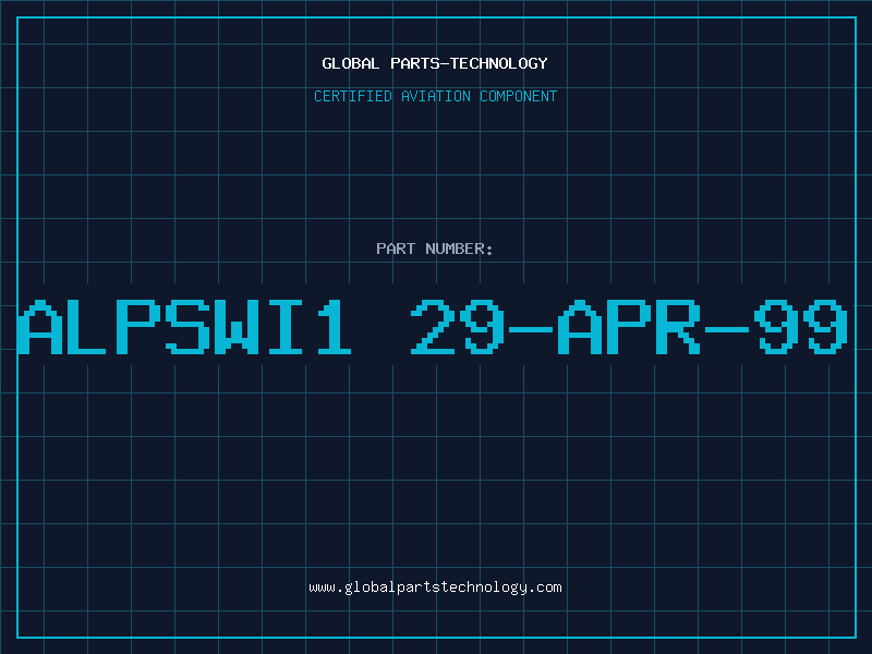Aviation Part ALPSWI1 29-APR-99