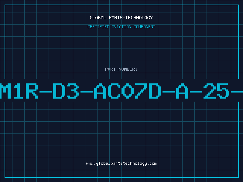 Aviation Part AM1R-D3-AC07D-A-25-2