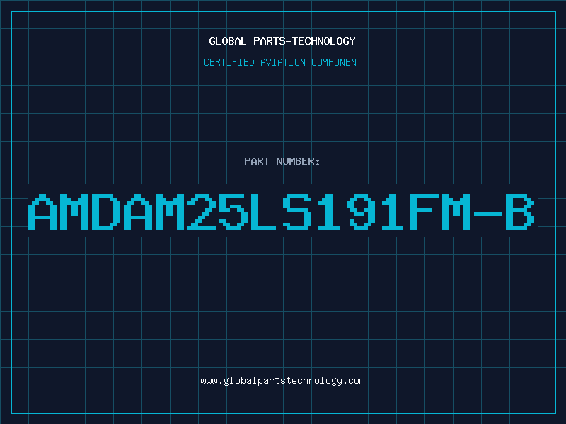 Aviation Part AMDAM25LS191FM-B