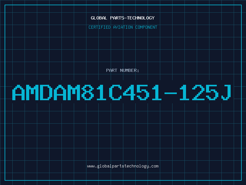 Aviation Part AMDAM81C451-125J