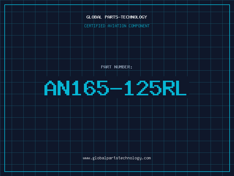 Aviation Part AN165-125RL