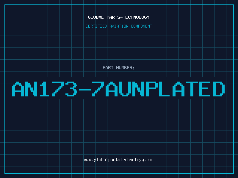 Aviation Part AN173-7AUNPLATED