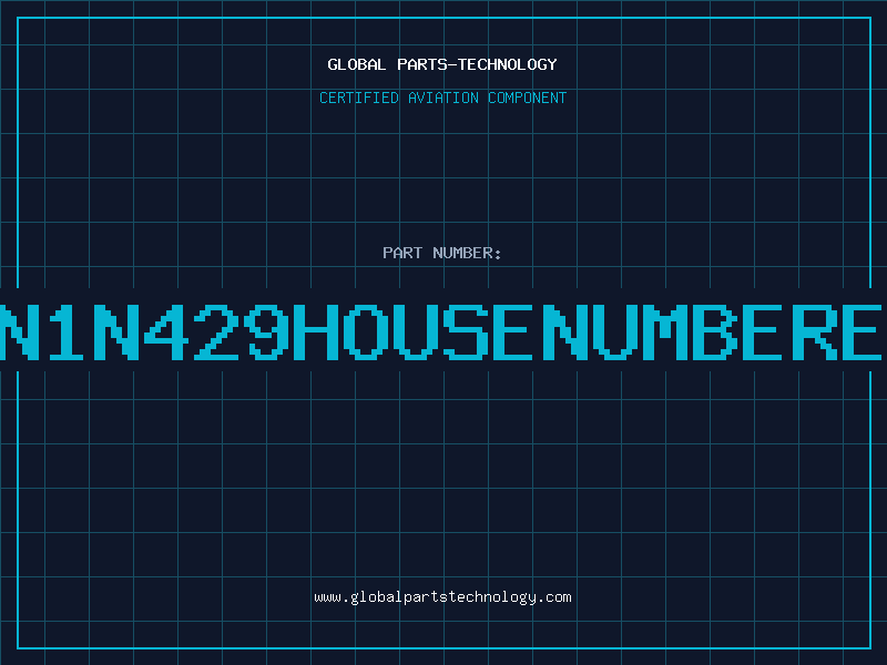 Aviation Part AN1N429HOUSENUMBERED
