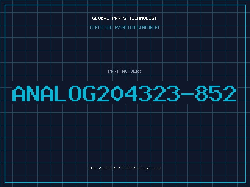 Aviation Part ANALOG204323-852