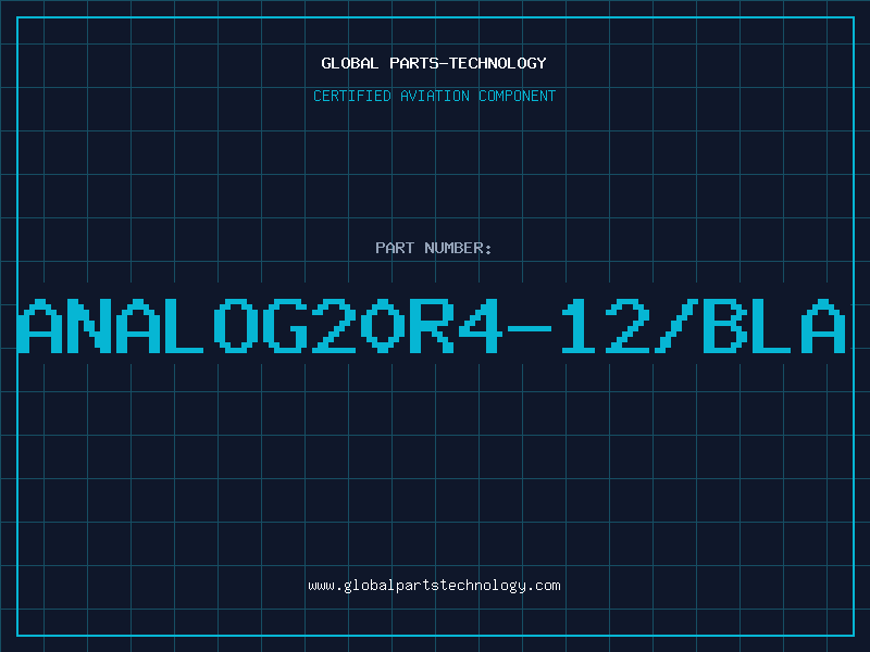 Aviation Part ANALOG20R4-12/BLA