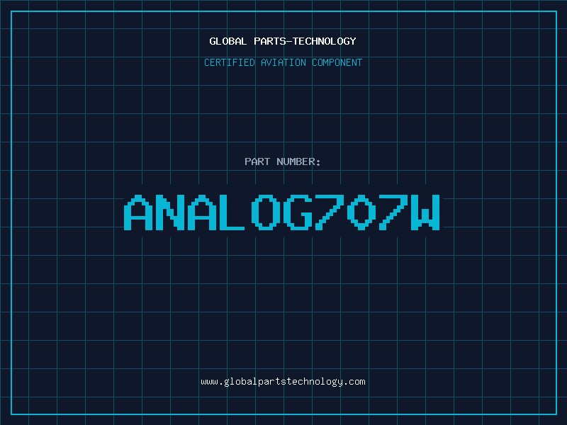 Aviation Part ANALOG707W