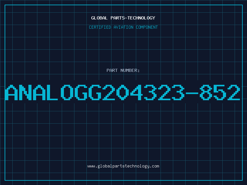 Aviation Part ANALOGG204323-852