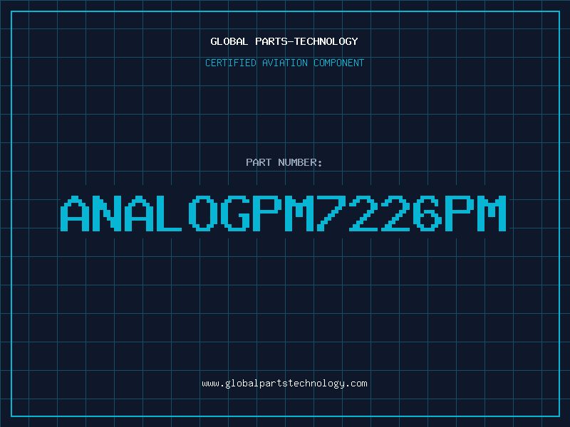 Aviation Part ANALOGPM7226PM