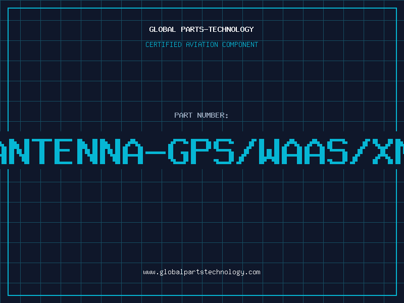 Aviation Part ANTENNA-GPS/WAAS/XM
