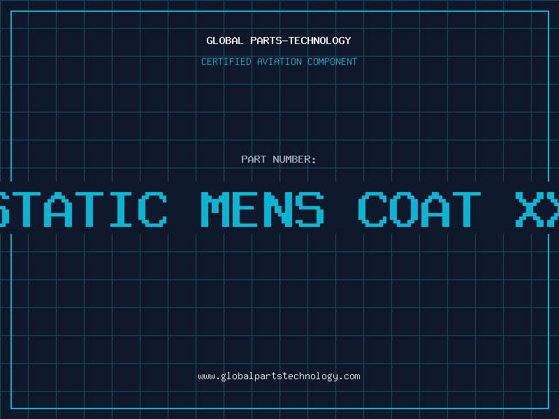 Aviation Part ANTI-STATIC MENS COAT XXL 132