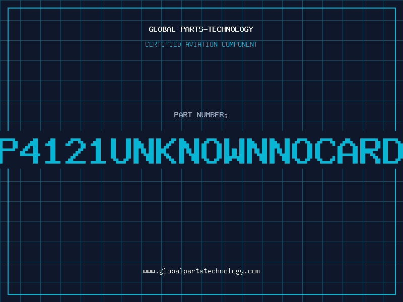 Aviation Part AP4121UNKNOWNNOCARDS