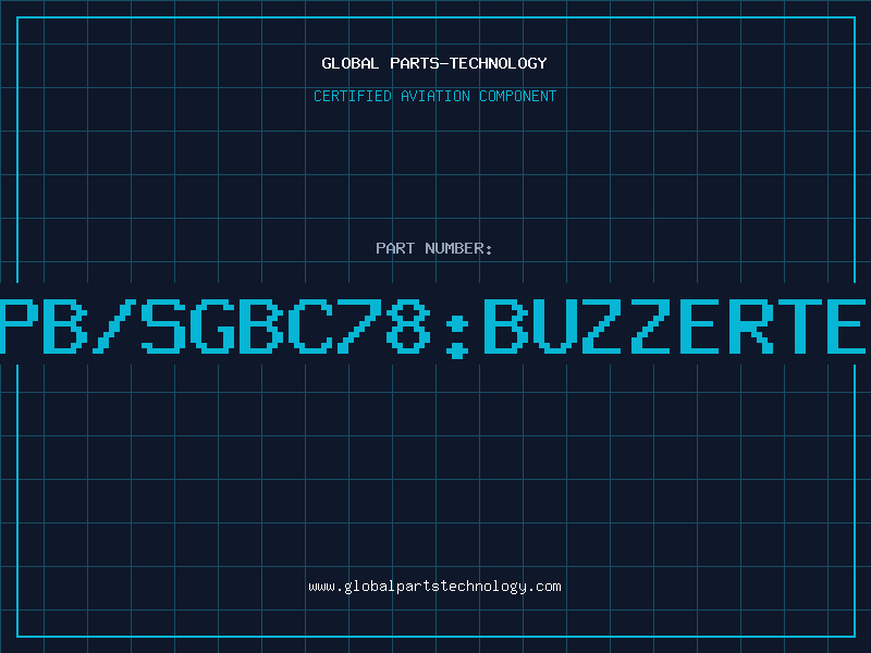 Aviation Part APB/SGBC78:BUZZERTEL