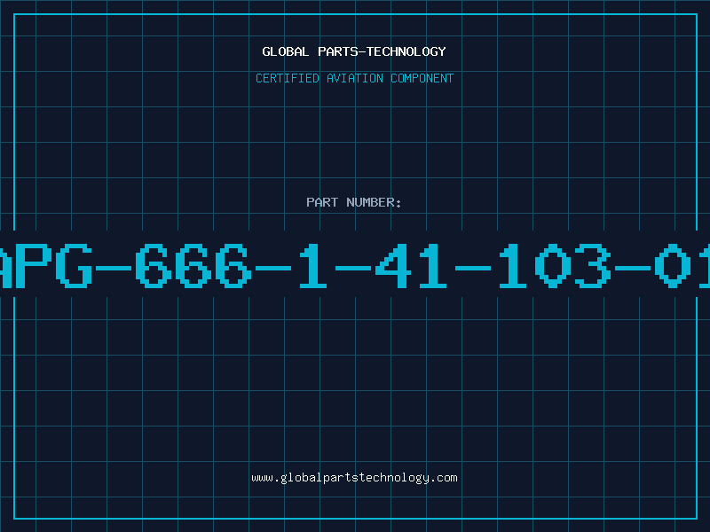 Aviation Part APG-666-1-41-103-01