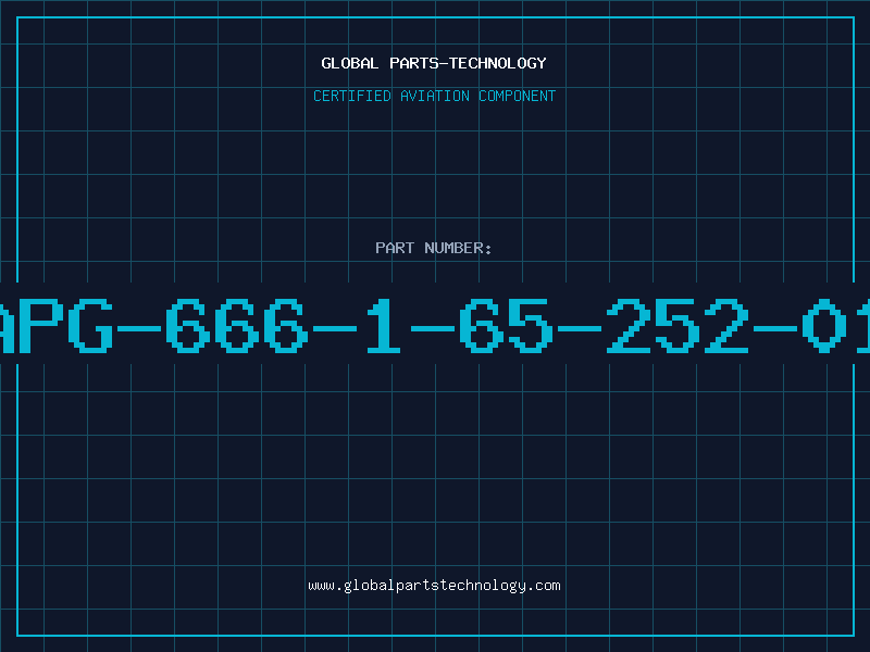 Aviation Part APG-666-1-65-252-01