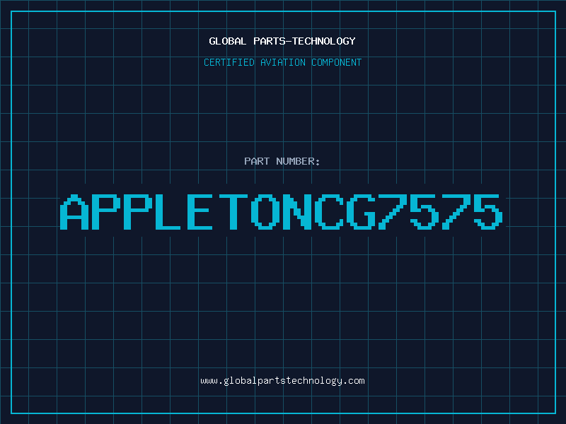 Aviation Part APPLETONCG7575