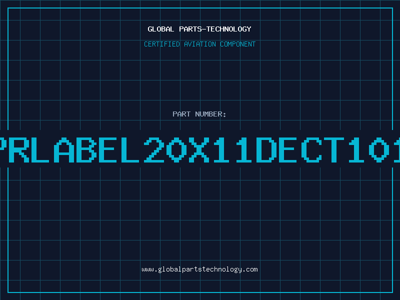 Aviation Part APPRLABEL20x11DECT101BE
