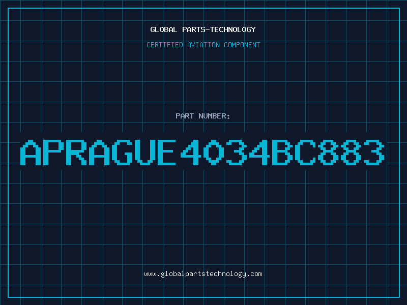 Aviation Part APRAGUE4034BC883