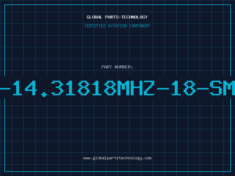 Aviation Part AS-14.31818MHz-18-SMTT
