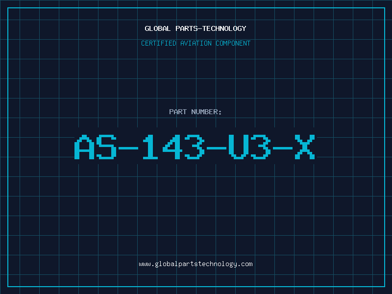 Aviation Part AS-143-U3-X