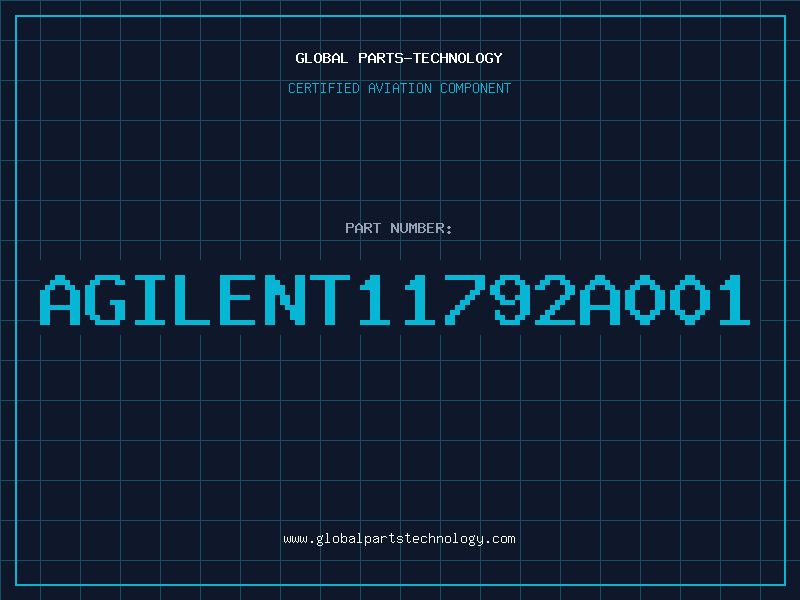 Aviation Part Agilent11792A001