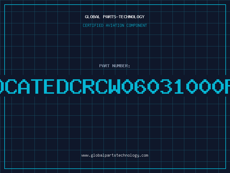Aviation Part AllocatedCRCW06031000FRT1