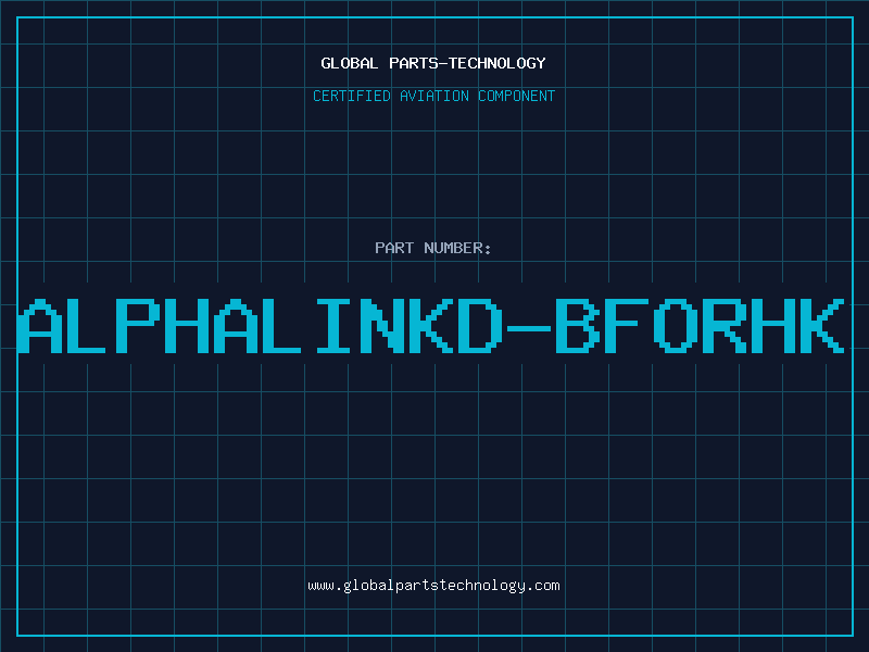 Aviation Part AlphalinkD-BFORHK