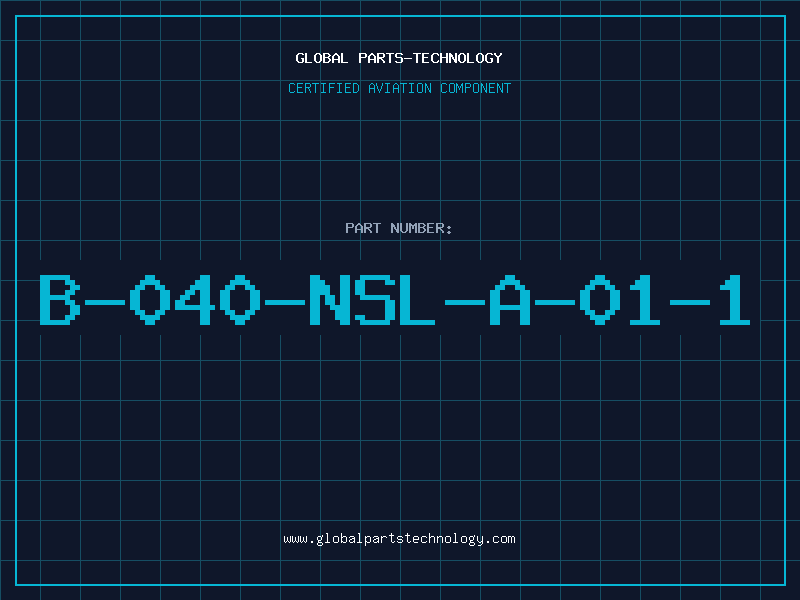 Aviation Part B-040-NSL-A-01-1