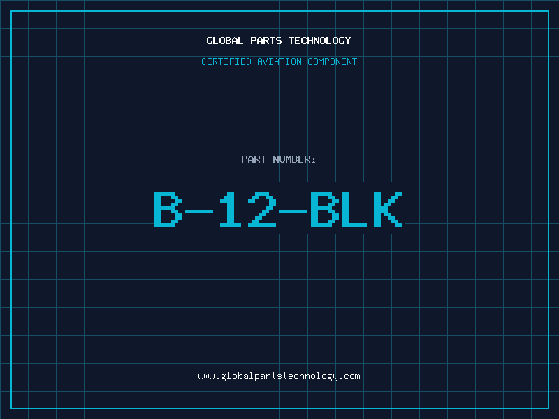 Aviation Part B-12-BLK