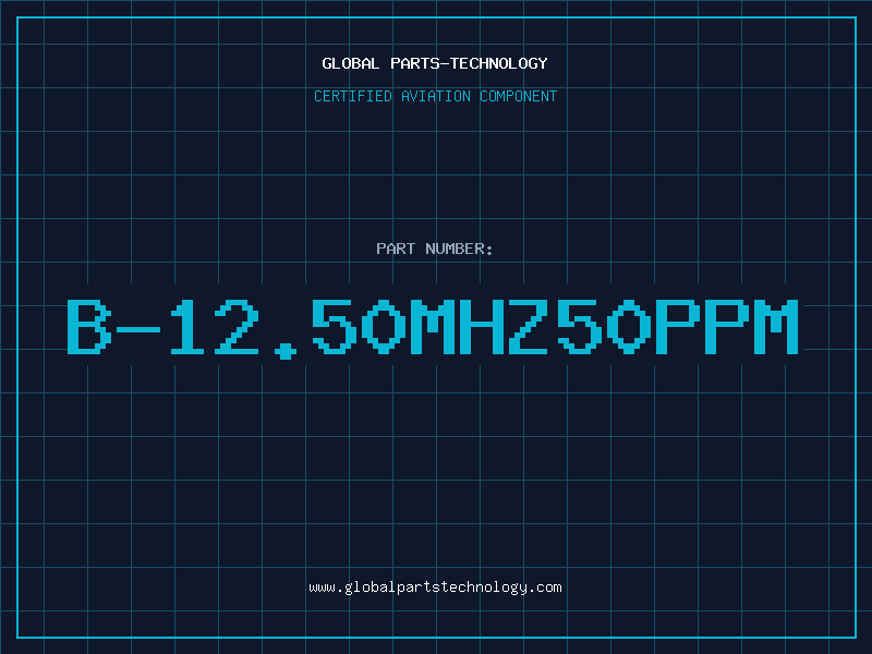 Aviation Part B-12.50MHZ50PPM