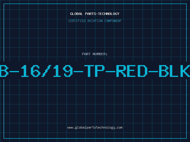 Aviation Part B-16/19-TP-RED-BLK