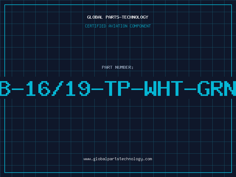 Aviation Part B-16/19-TP-WHT-GRN