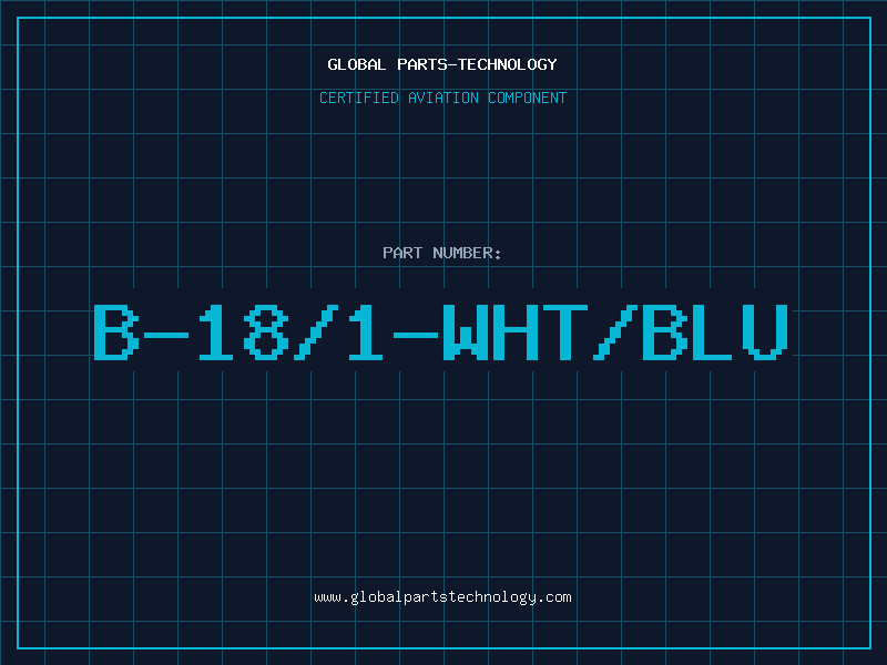Aviation Part B-18/1-WHT/BLU