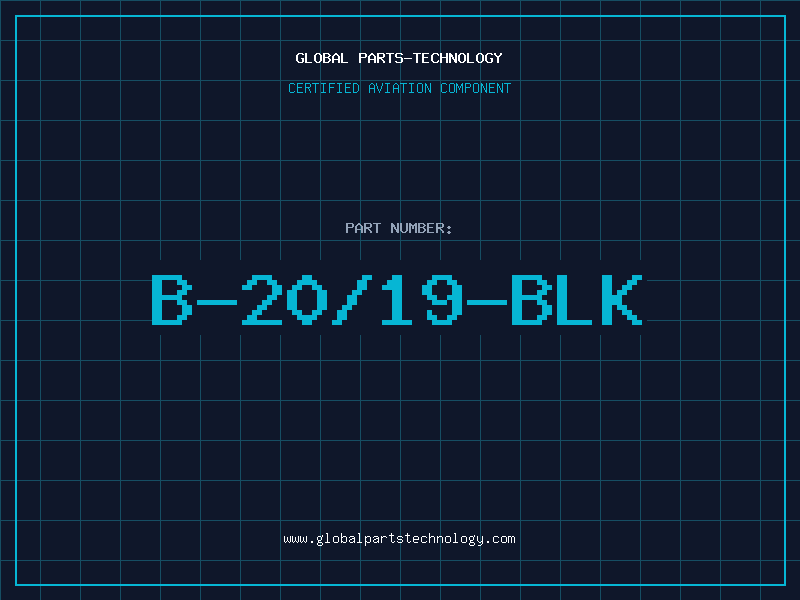 Aviation Part B-20/19-BLK