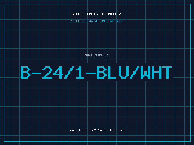 Aviation Part B-24/1-BLU/WHT