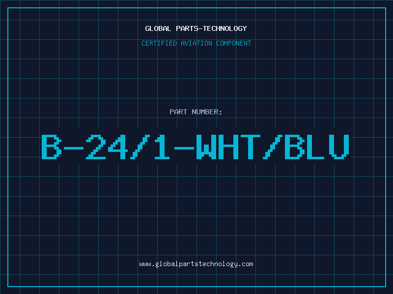 Aviation Part B-24/1-WHT/BLU