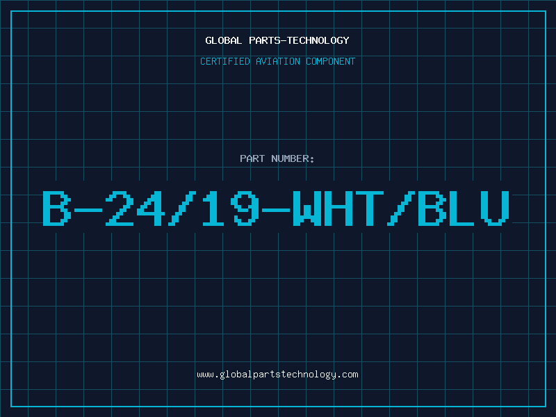 Aviation Part B-24/19-WHT/BLU