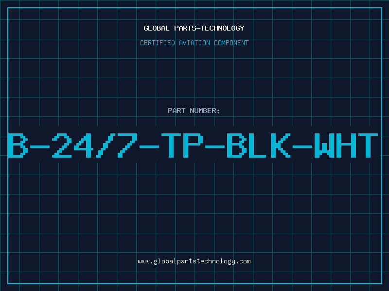 Aviation Part B-24/7-TP-BLK-WHT