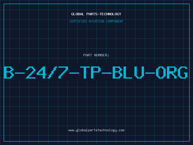 Aviation Part B-24/7-TP-BLU-ORG