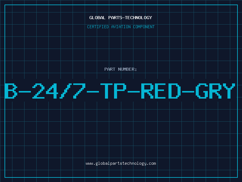 Aviation Part B-24/7-TP-RED-GRY