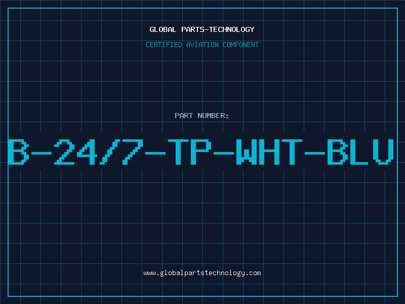 Aviation Part B-24/7-TP-WHT-BLU