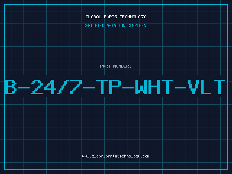 Aviation Part B-24/7-TP-WHT-VLT