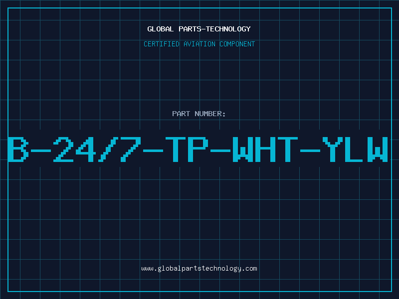 Aviation Part B-24/7-TP-WHT-YLW