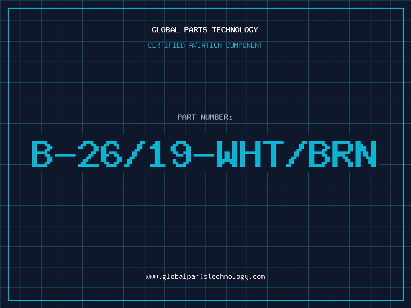 Aviation Part B-26/19-WHT/BRN