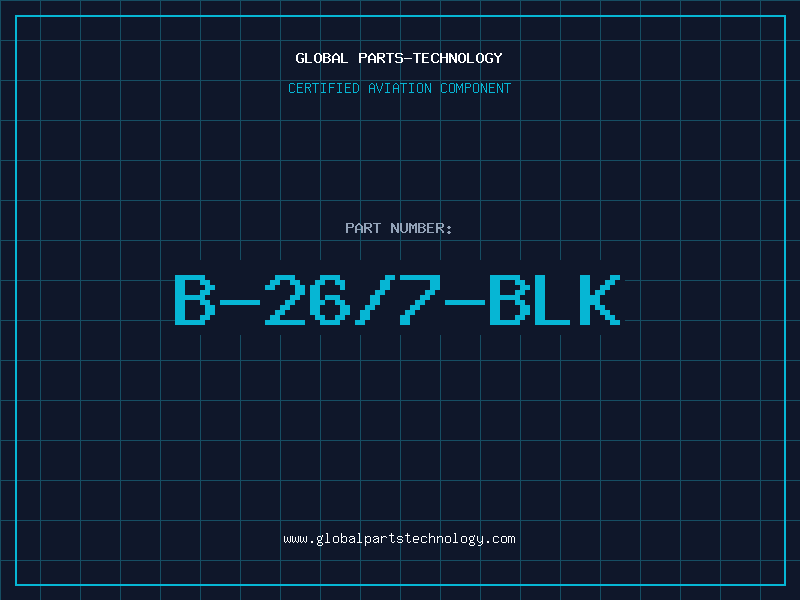 Aviation Part B-26/7-BLK