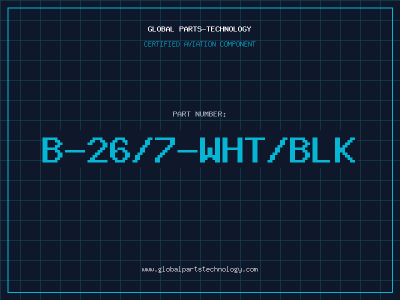 Aviation Part B-26/7-WHT/BLK