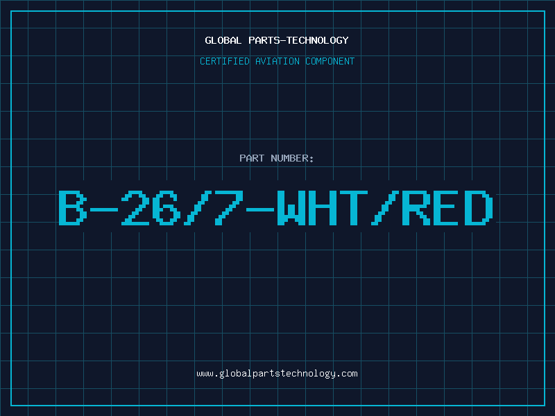 Aviation Part B-26/7-WHT/RED
