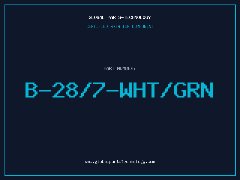Aviation Part B-28/7-WHT/GRN