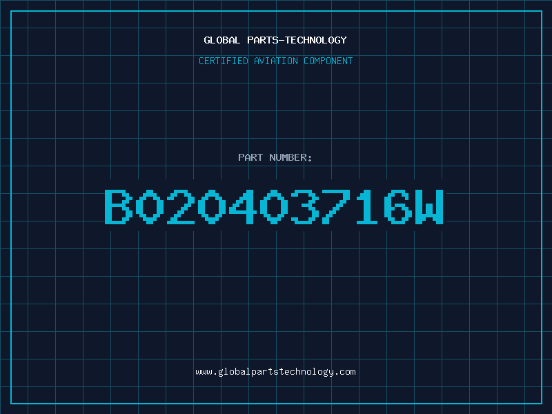 Aviation Part B020403716W