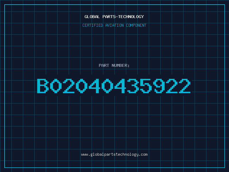 Aviation Part B02040435922